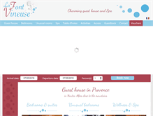 Tablet Screenshot of lafontvineuse.com